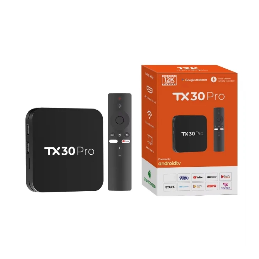 TX30 Pro 12K Ultra HD Smart Android TV Box